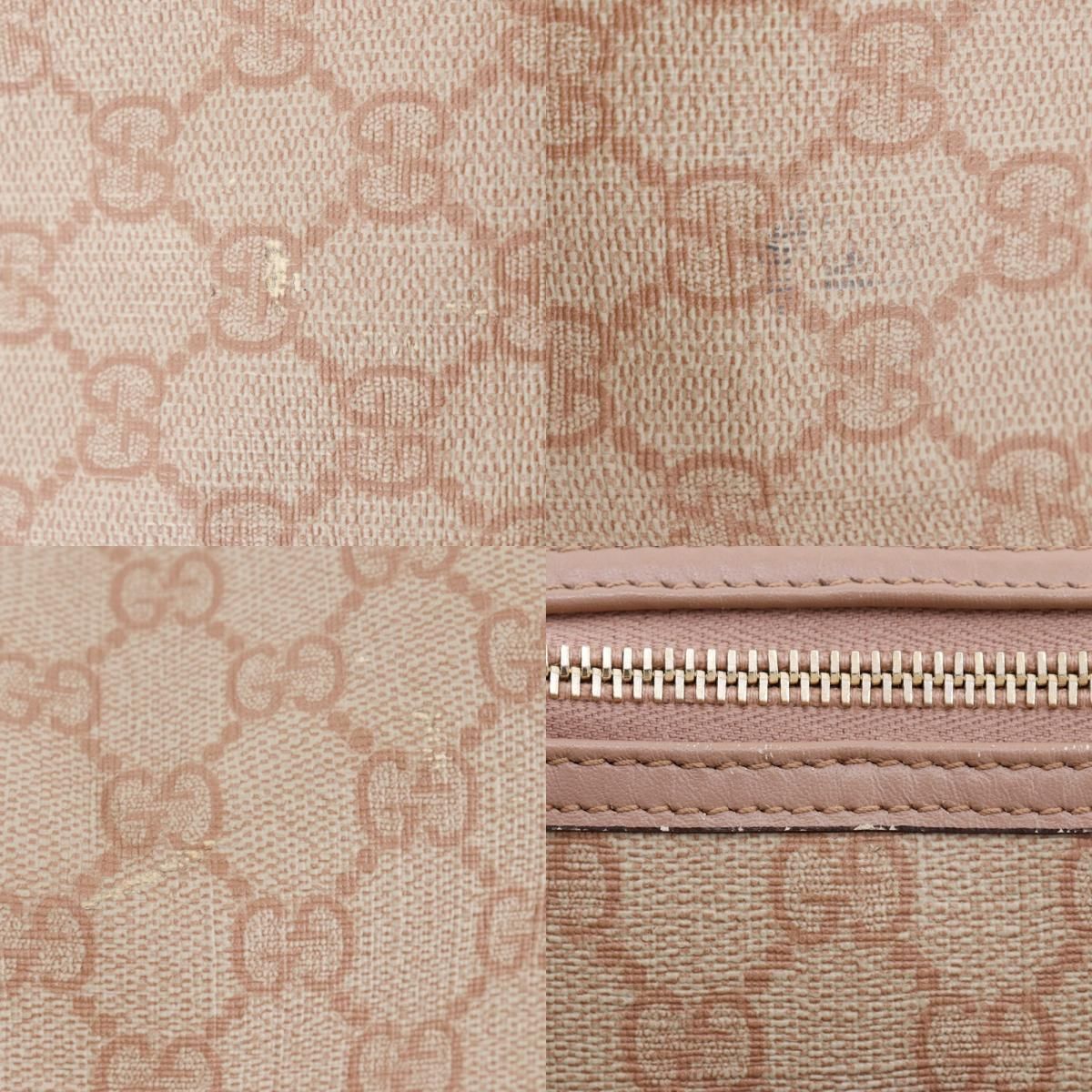 GUCCI】グッチ 216484 GGスプリームキャンバス ピンクベージュ