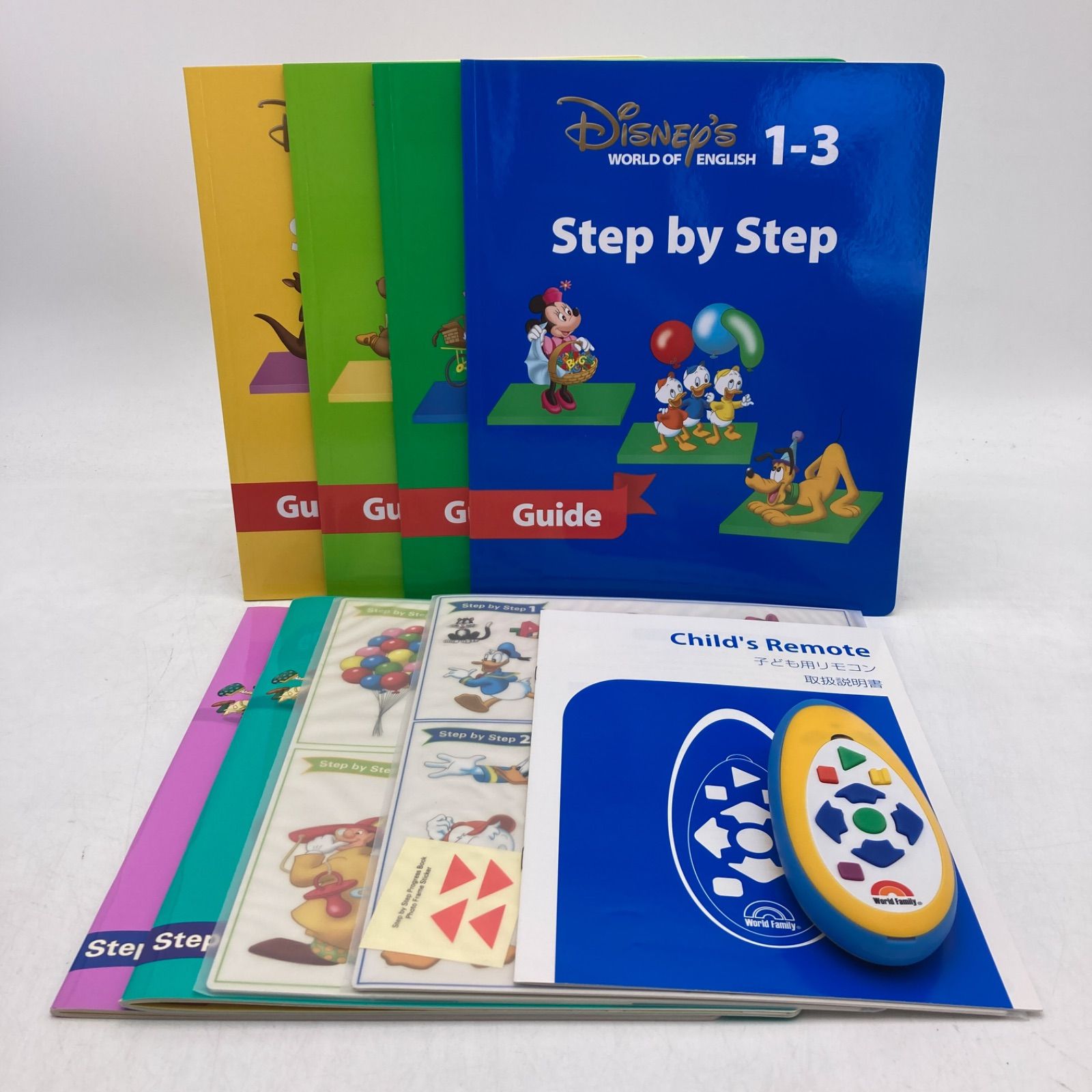 メインプログラム　絵本 CD DVD　新子役　ディズニー英語　500721 2016年購入 メインプログラムセット 絵本 CD DVD24枚 新子役