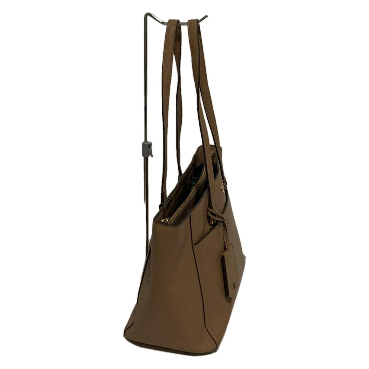 TORY BURCH トリーバーチ トートバッグ - ライトブラウン レザー