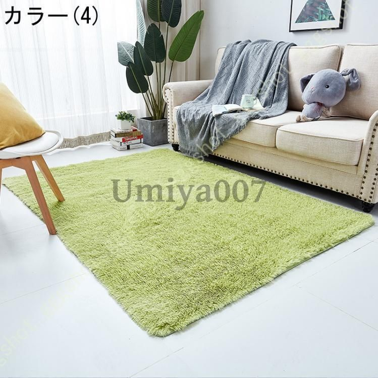 ラグ カーペット ラグマット フロアマット 滑り止め 洗える ウォッシャブル 長方形 絨毯 130×190cm (シルバーグレー) オールシーズン快適に使用 ラグ グレー