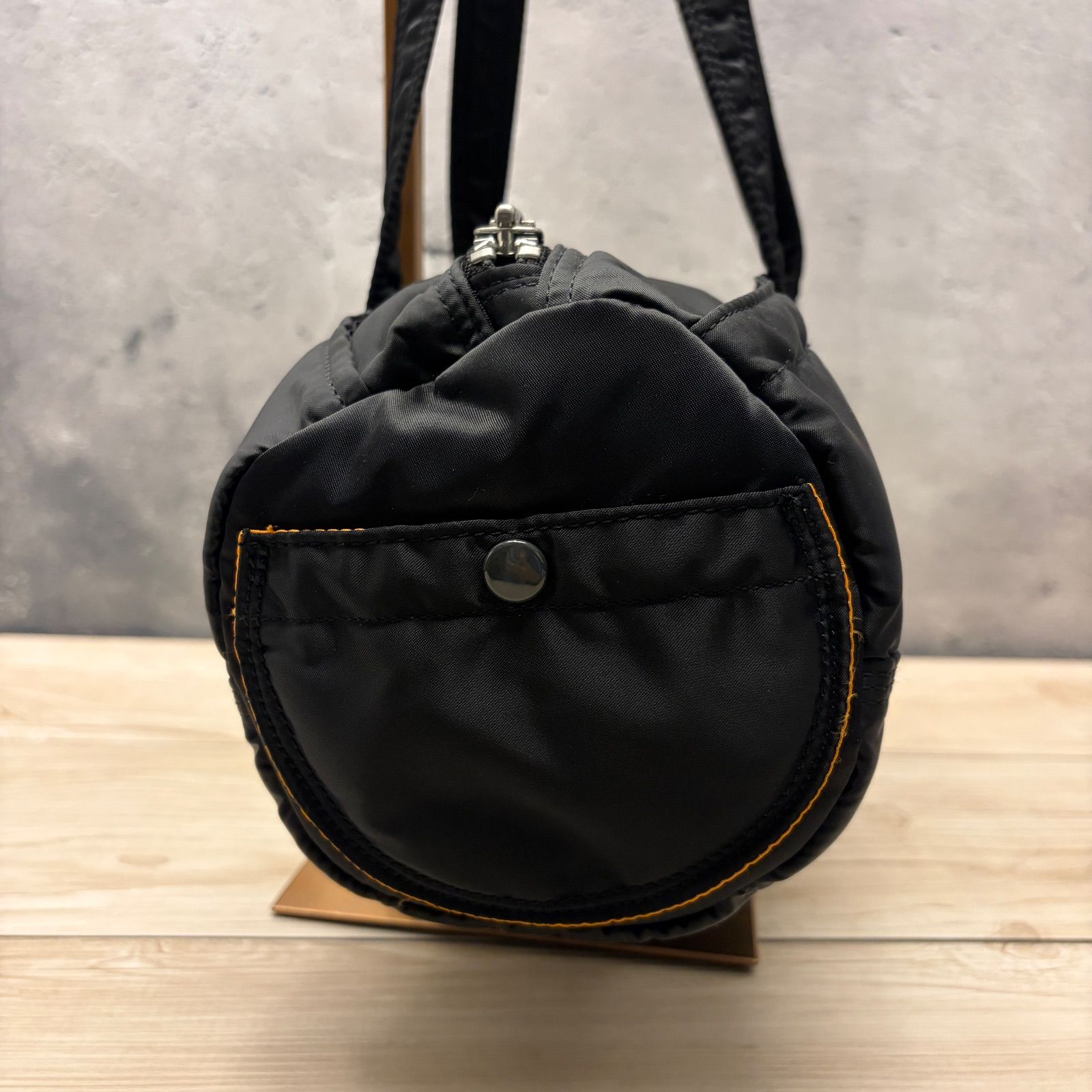 ✨PORTER ポーター タンカー ミニボストン ドラムバッグ ブラック