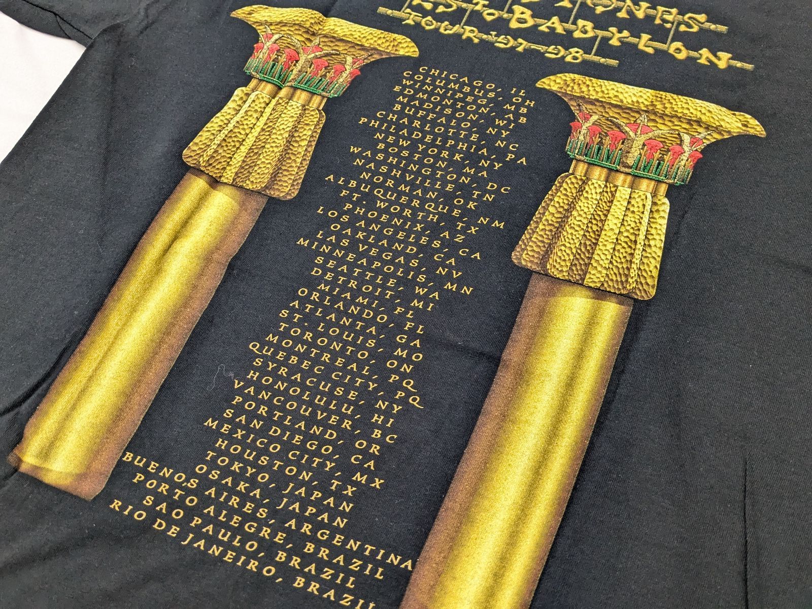 激レア！極美品！90s ヴィンテージ Rolling Stones Tシャツ Lサイズ 