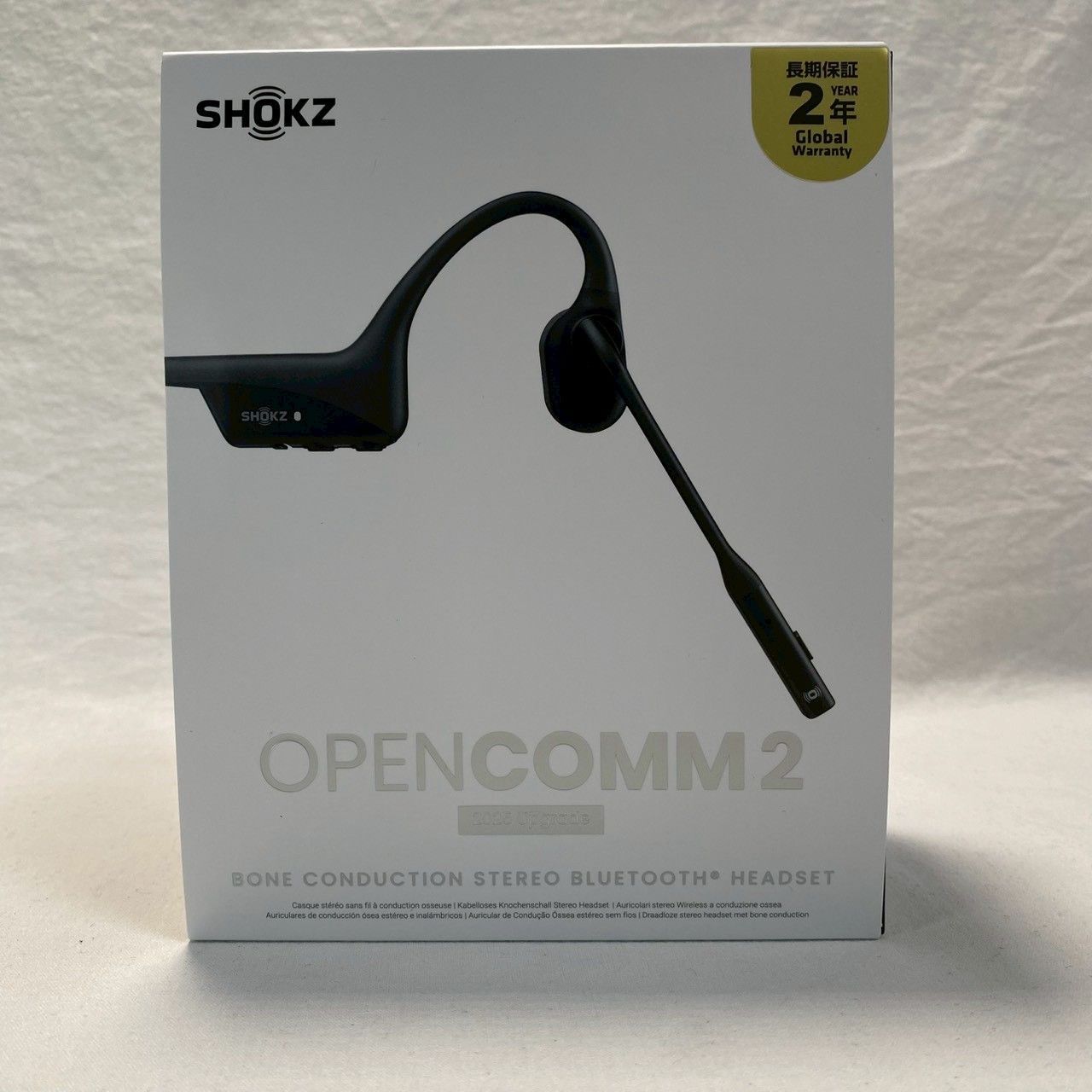 |保証未記入 Shokz|OpenComm2|骨伝導ヘッドセット|No.3639