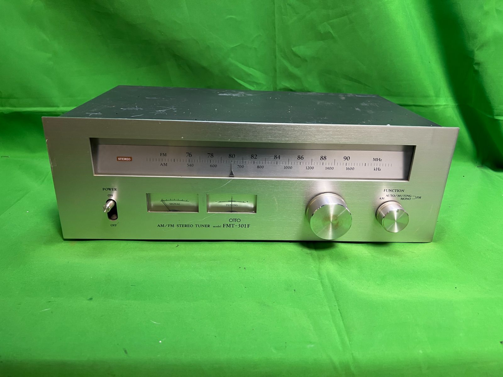 OTTO SANYO ラジオ チューナー FMT-301F AM FM stereo tuner 70年代 昭和世代 ステレオ コンポ レトロ  ビンテージ 家電 ＠左 - メルカリ