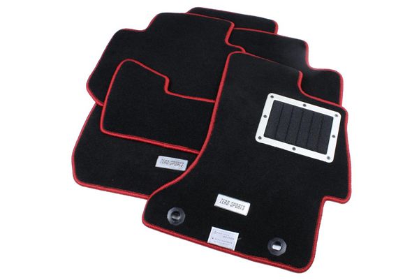 ゼロスポーツ/ZERO SPORTS ハイクオリティフロアマット スバル インプレッサ G4 GK ブラック×レッド 0932127