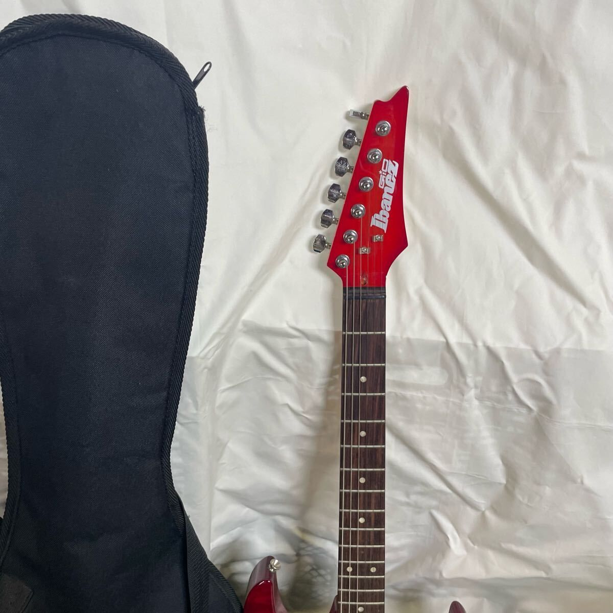 Ibanez エレキギター レッド ケース付き シリアルZX31679 ブランド