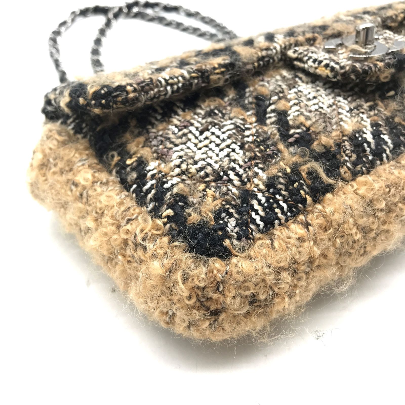 CHANEL シャネル マトラッセ ココマーク ターンロック ツイード 