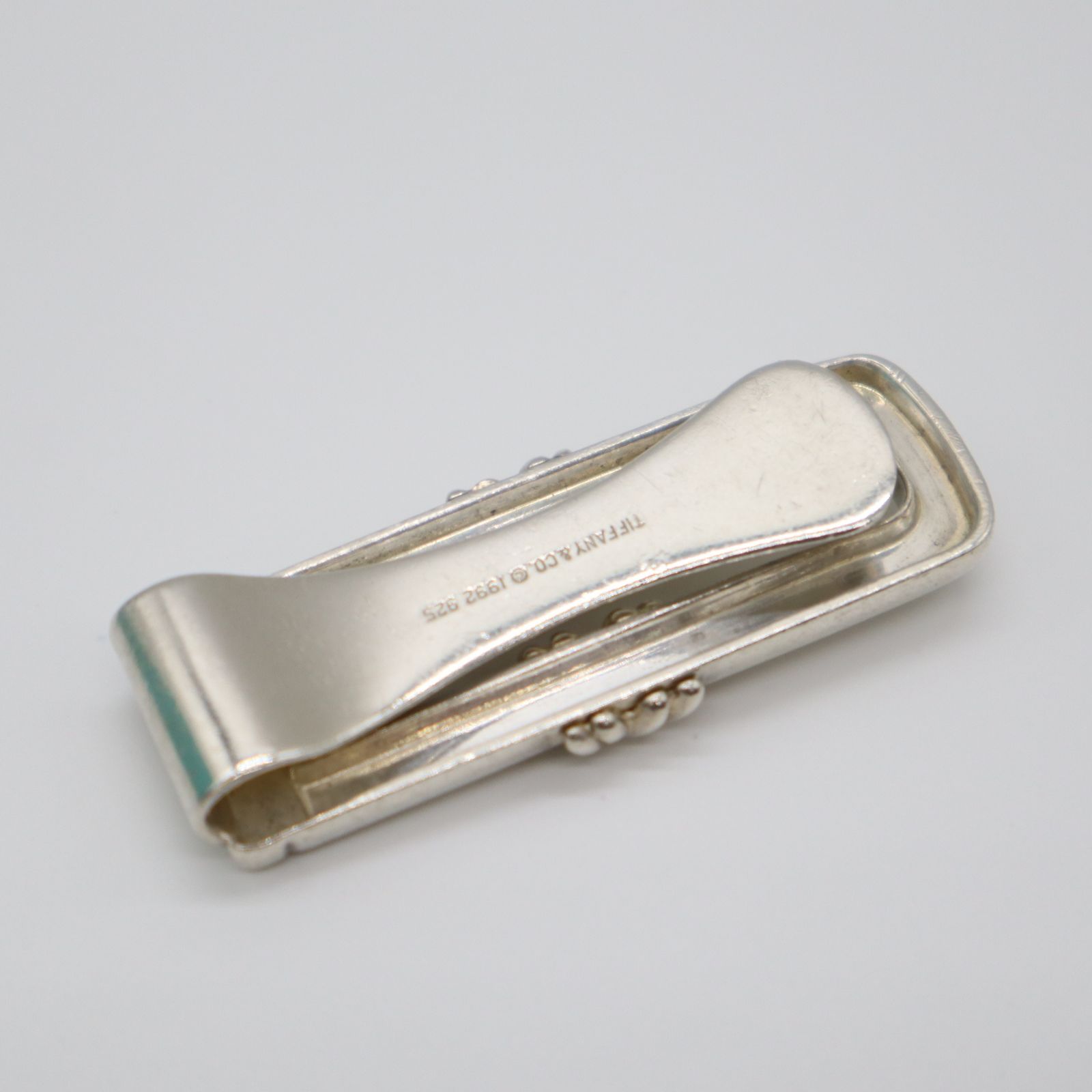 TIFFANY&Co ティファニー マネークリップ シグネチャー シルバー