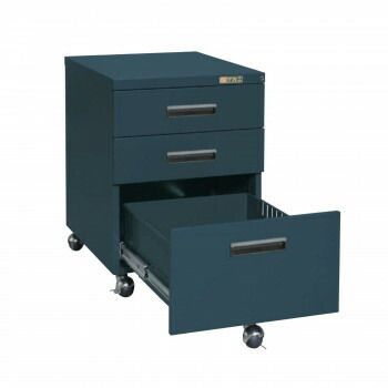 サカエ キャビネットワゴン ダークグレー NW-3CBND