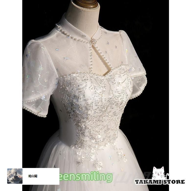 結婚式 イブニングドレス