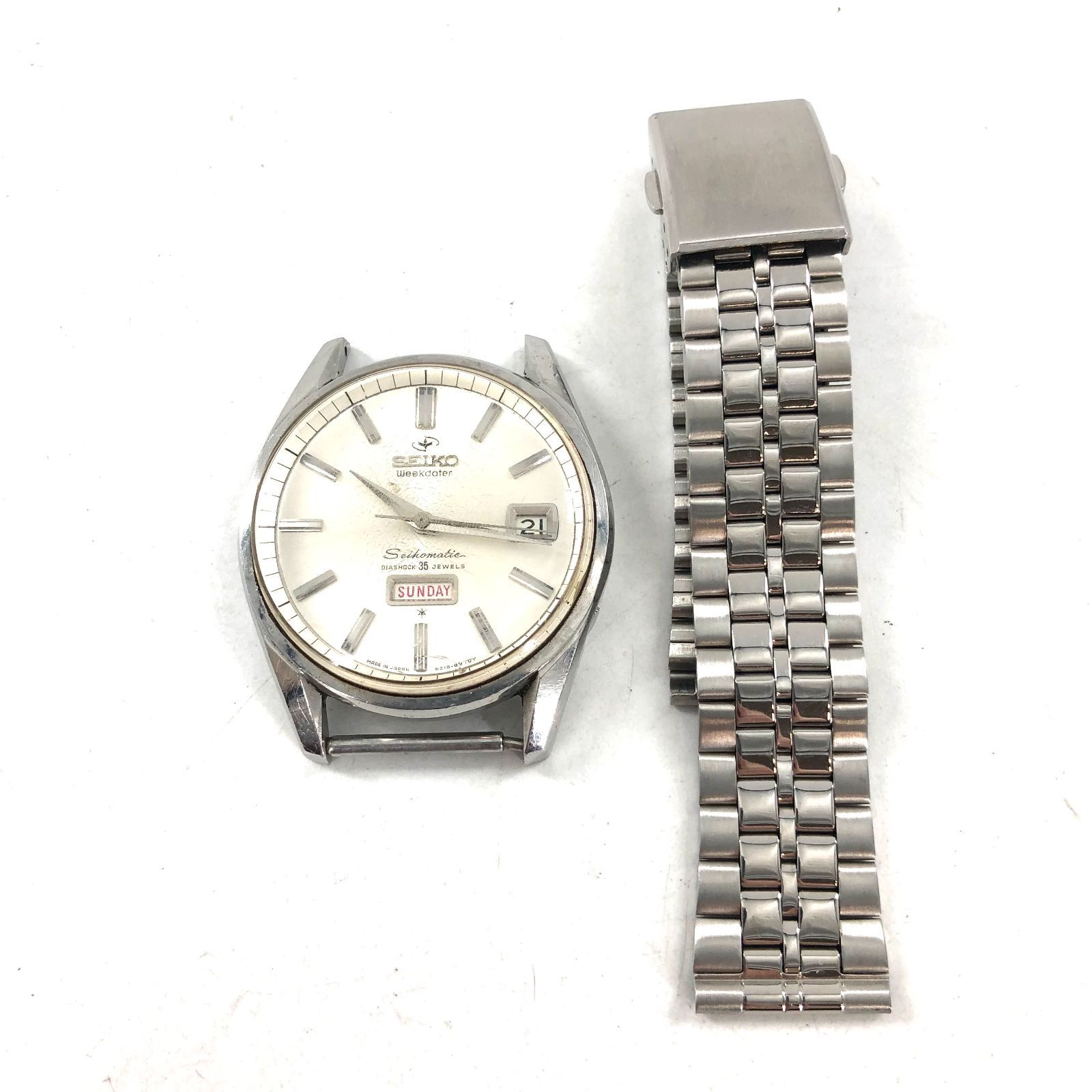Vintage SEIKO セイコー WEEKDATER セイコーマチック 35石 自動 Vintage SEIKO セイコー WEEKDATER セイコーマチック 35石 自動