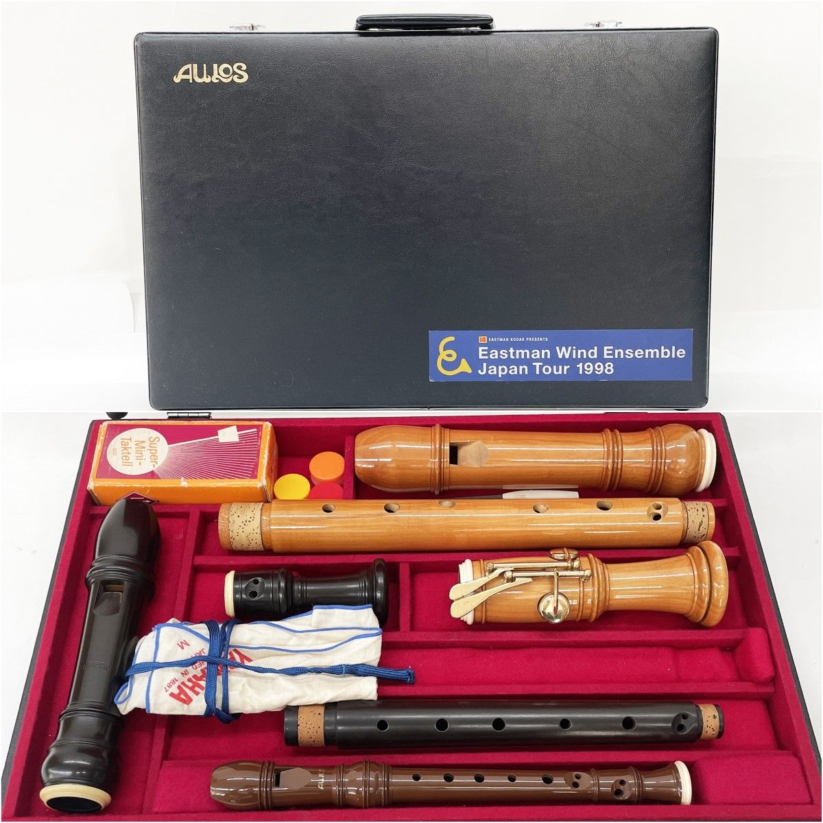 〇〇MOECK Z recorder AULOSリコーダー3種セット 1998年Eastman Wind Ensemble Japan Tourケース付き