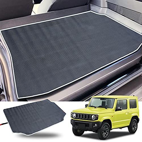 黒JIMNY BUYFULL ラゲッジマット 新型ジムニー JB64W ジムニーシエラ JB74W トランクマット 巻ける 防水 耐摩擦 耐汚れ 収納便利 カーゴマット JIMNY JB64 JB74 H30.7現行 ブラック
