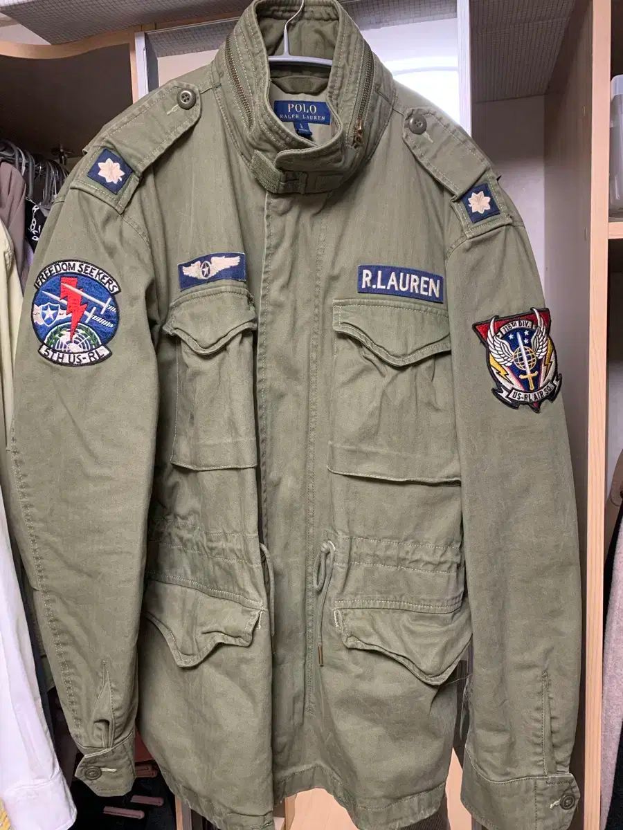 ポロ Ralph Lauren(ラルフローレン) M65 マウンテンパーカー フィールドジャケット L （ 105 ）