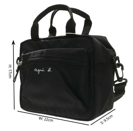 全新品 在庫処分 AC12 E BAG キッズ ロゴ2way通園バッグ agnes b