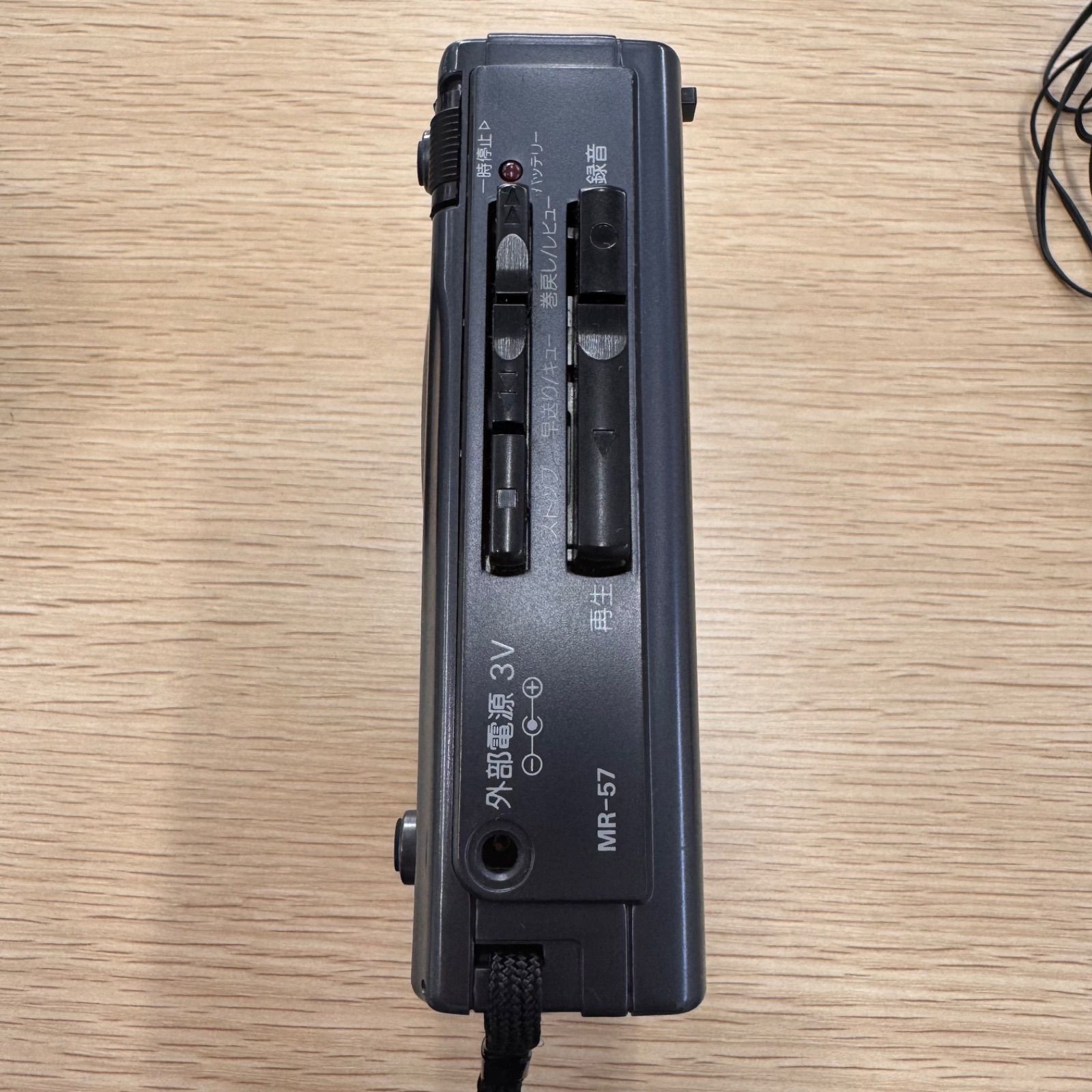 【未使用】SANYO　カセットレコーダー　MR-57(K) ジャンク・通電確認済】SANYO MR-57(K) カセットテープ