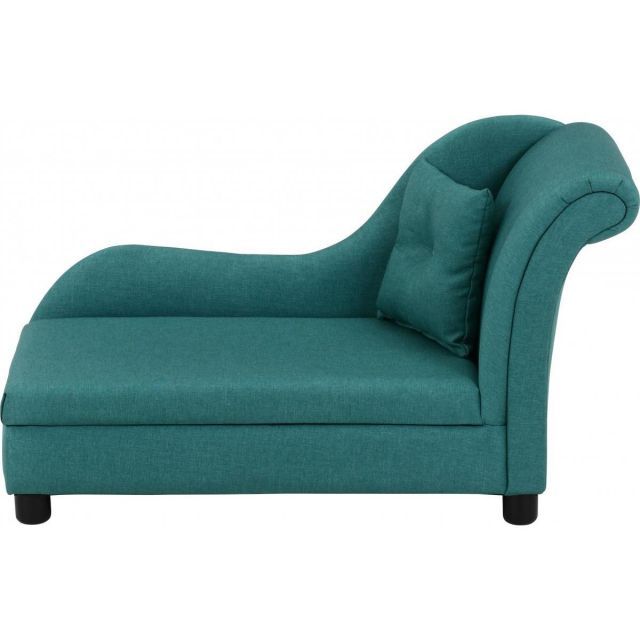 不二貿易 ペットカウチソファ SF-525 GR グリーン クッション付き エレガント 感 ペットベッド ペット家具 インテリア