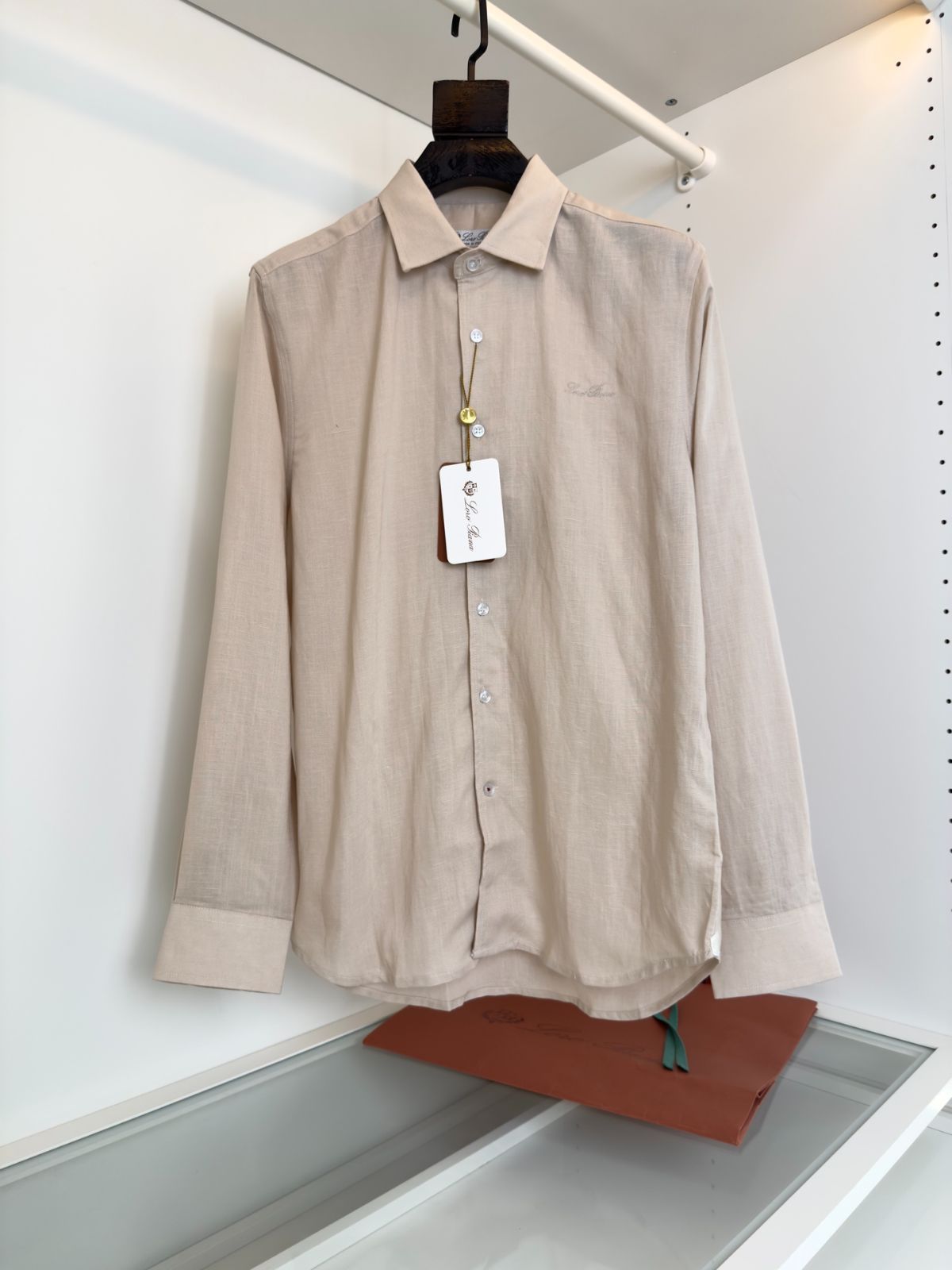 【Loro Piana】在庫わずか☆ ロロピアーナ リネン Tシャツ メンズ スプリングアパレル - ロロ・ピアーナ