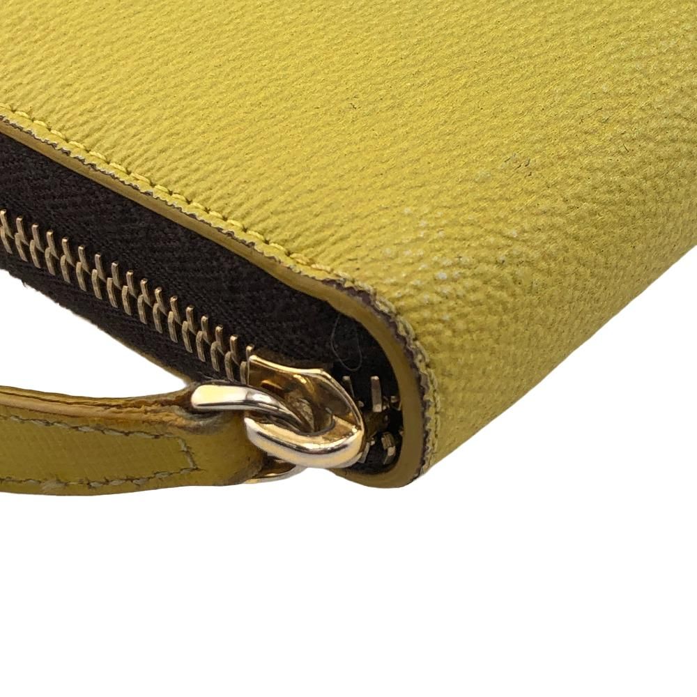 FENDI/フェンディ ズッカ柄 ラウンドファスナー グラデーション レザー 