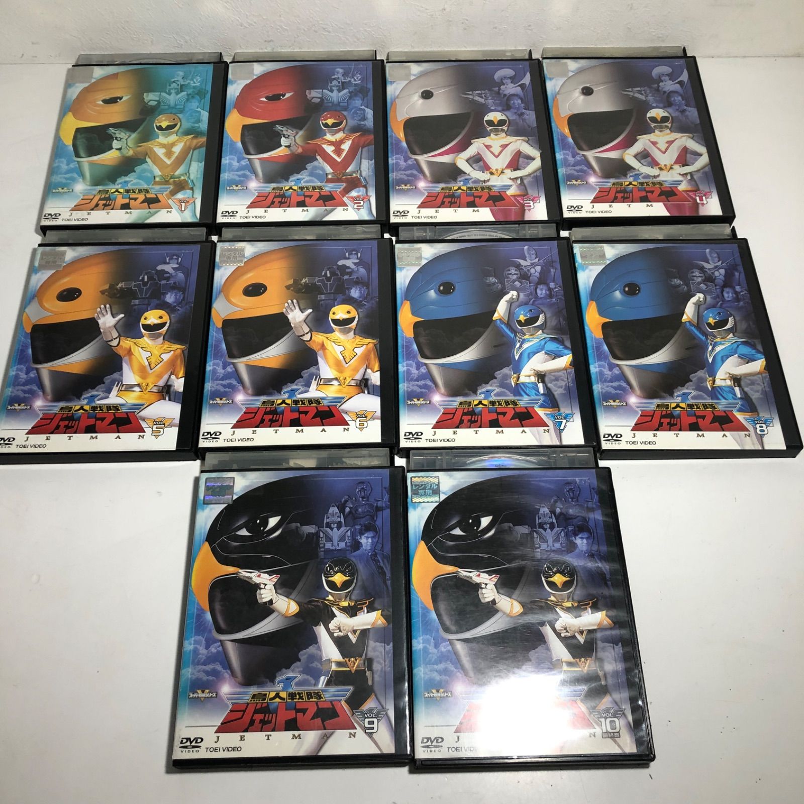 ☆お値下げ！ 鳥人戦隊 ジェットマン 全10巻セット DVD レンタル落ち