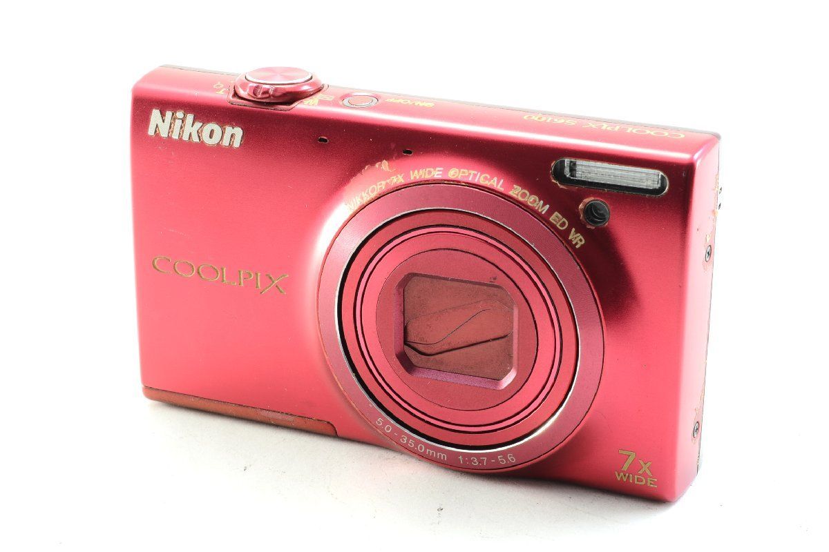 並品・現状品扱】Nikon COOLPIX S6100 レッド 並品・現状品扱】Nikon COOLPIX S6100 レッド