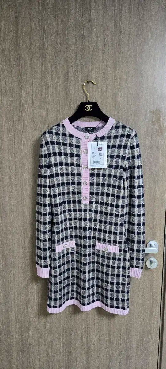 CHANEL シャネル coco ロゴ ニット ワンピース