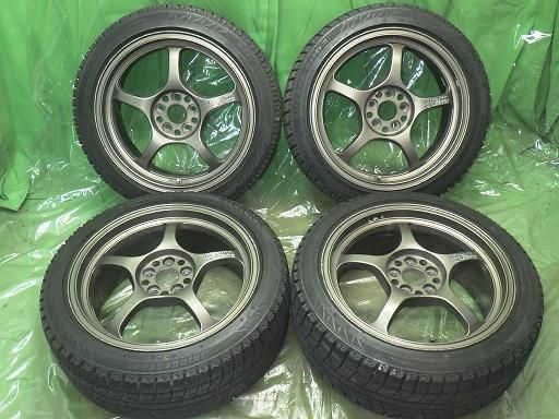 【中古】BRIDGESTONE レイズ グラムライツ57C 17インチ ブリヂストン ブリザック