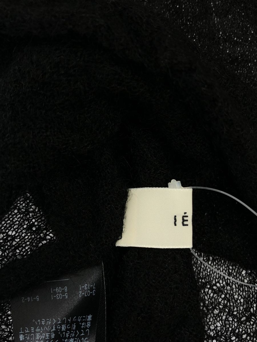 ポテンシャル IENA イエナ ④ 24080900491040 SUPER Kid MIX モヘアシアープルオーバー レディース ブラック 【お買い得】