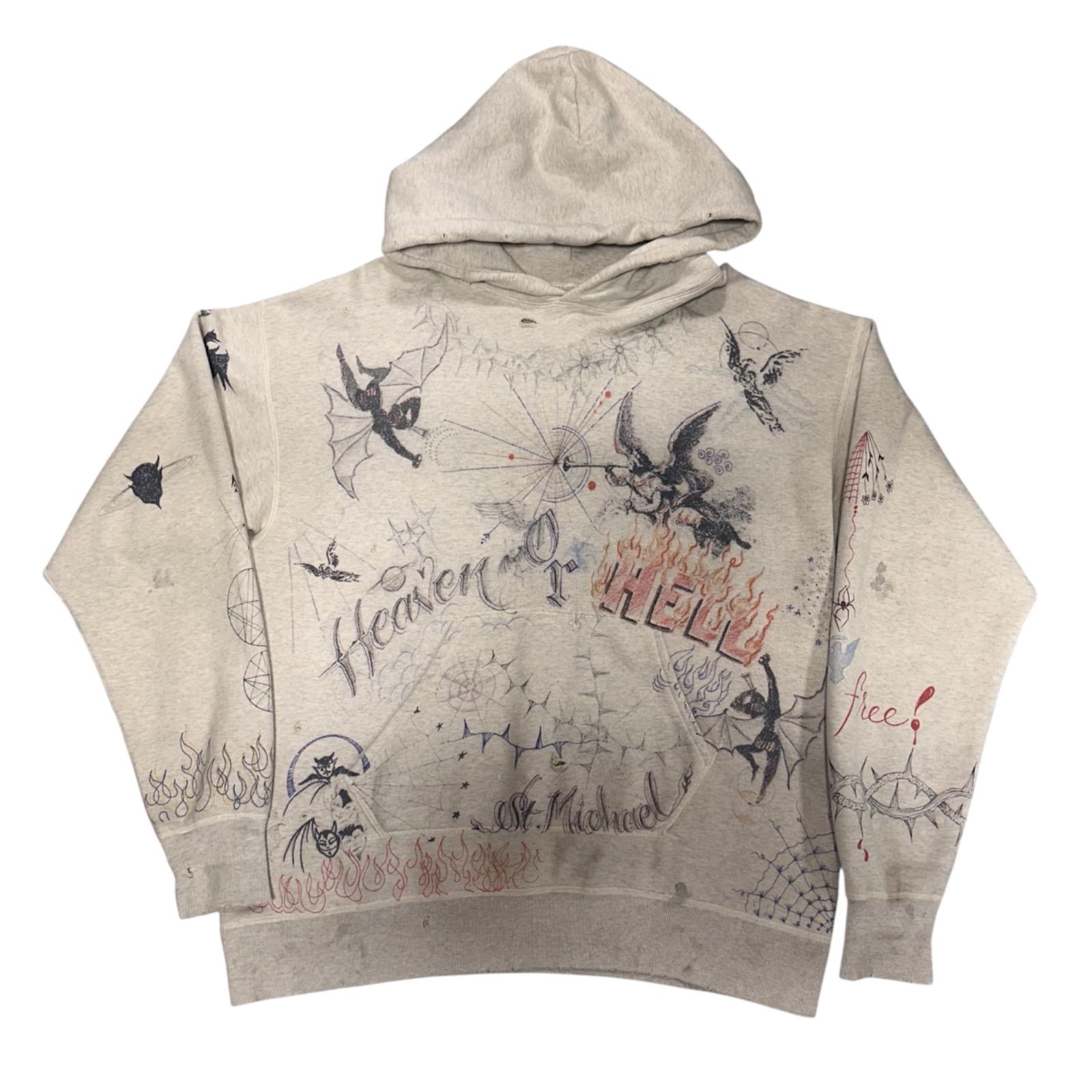 68】SAINT MICHAEL 21AW ×DR.WOO HOODIE パーカー フーディー セント 