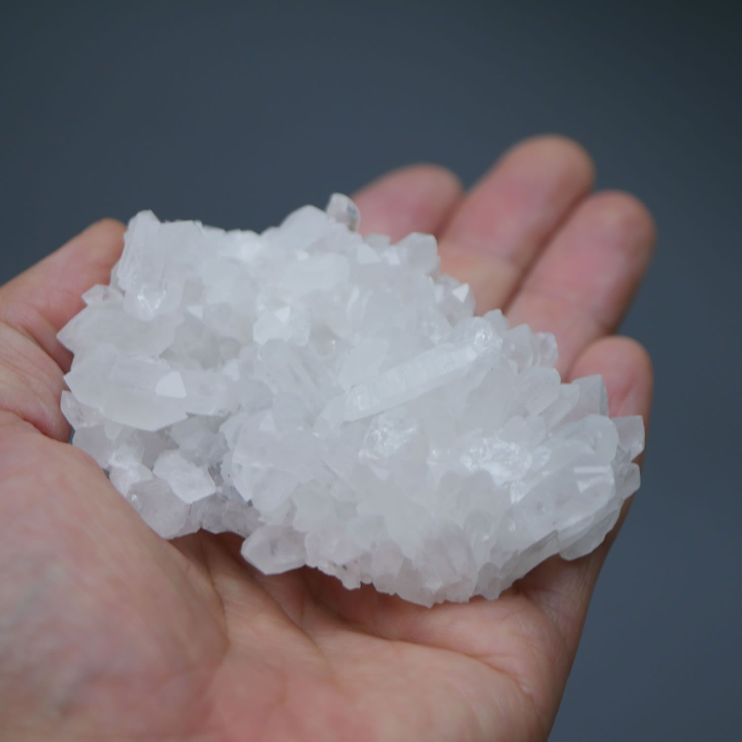 チベット産ヒマラヤ水晶クラスター 1点物 約155g 天然石・置き物