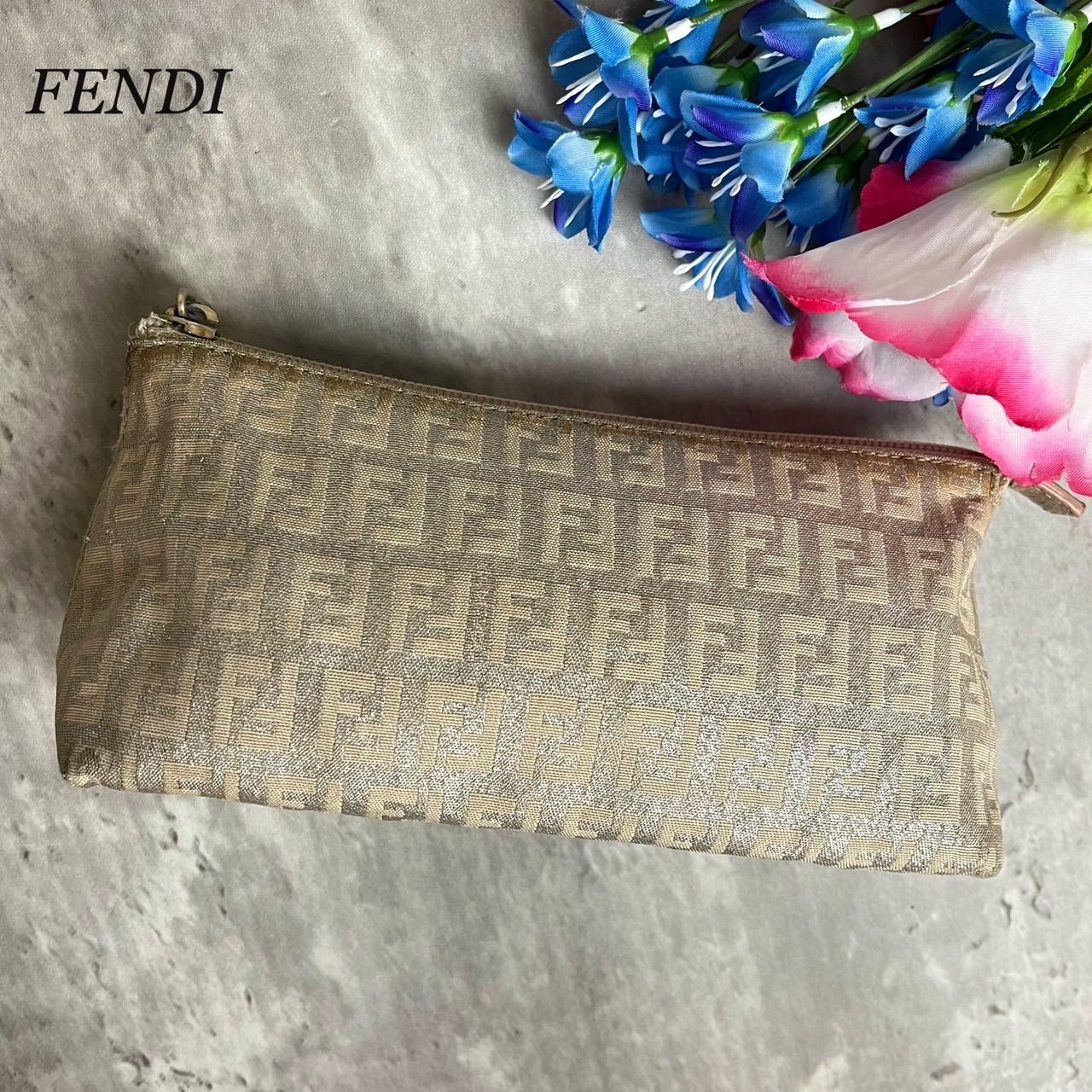 ✨良品✨ FENDI フェンディ 化粧ポーチ バニティバッグ 小物入れ 