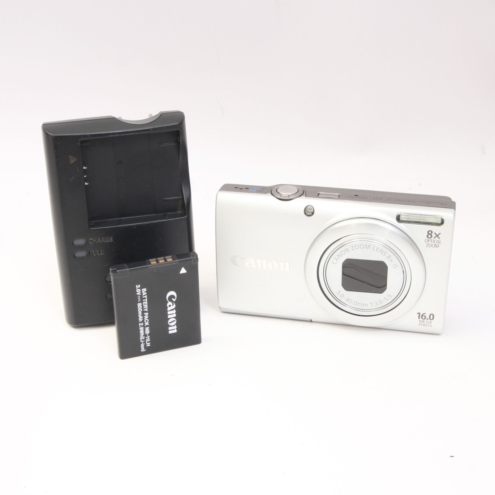 Canon キャノン PowerShot A4000 IS シルバー コンパクトデジタル 