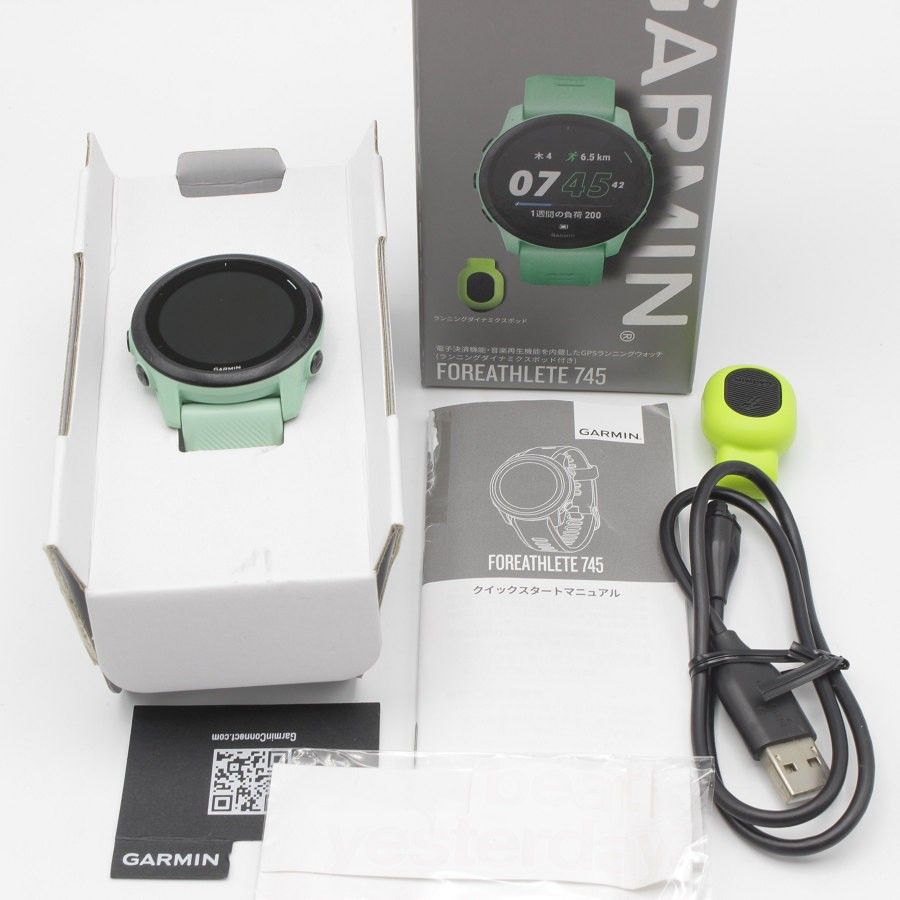 GARMIN ForeAthlete 745 Neo Tropic 010-02445-71 ランニングダイナミクスポッドセット スマートウォッチ  ガーミン フォアアスリート ネオトロピック 本体 - メルカリ