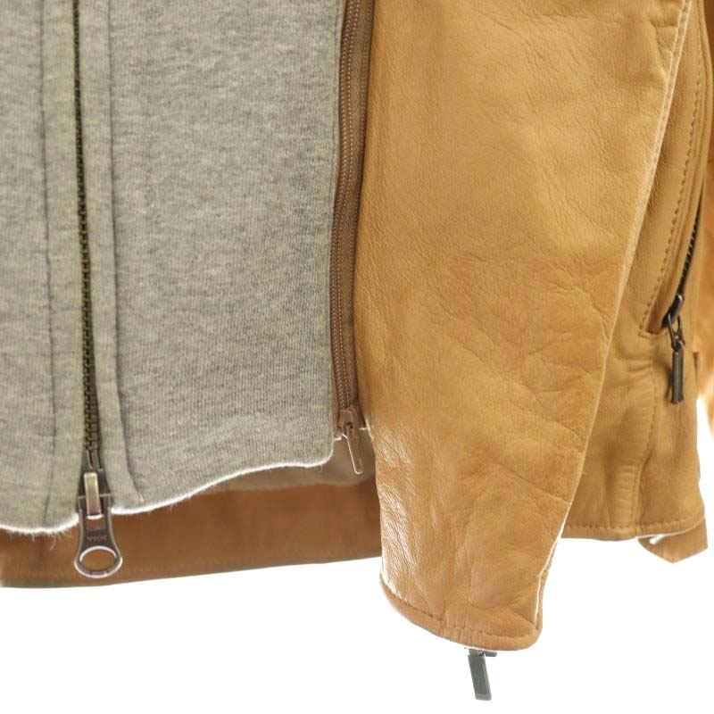 バーニーズニューヨーク BARNEYS NEW YORK レザージャケット 40