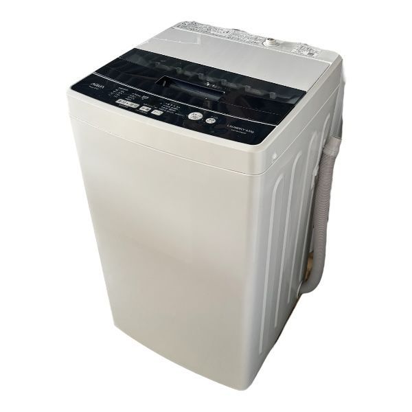 送料設置無料　AQUA 電気洗濯機　AQW-BK45G AQW-BK45G-FB 全自動洗濯機 フロストブルー [洗濯4.5kg /乾燥機能無