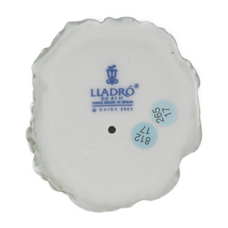 Lladr リヤドロ 素敵なお花 オブジェ 01008021 磁器 グレージュ ライト