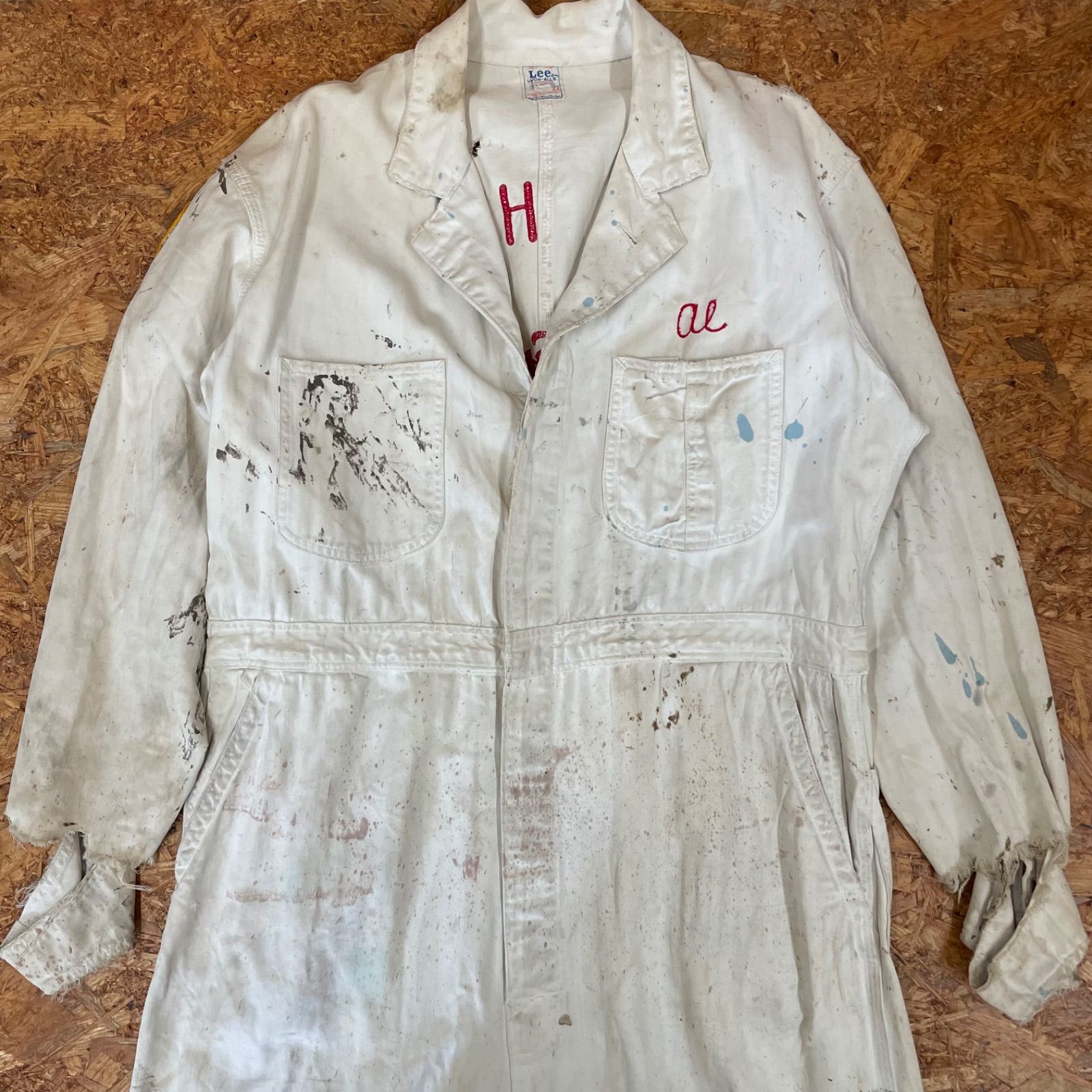 USA製 '60s ヴィンテージ Lee ヘリンボーン つなぎ サイズ44