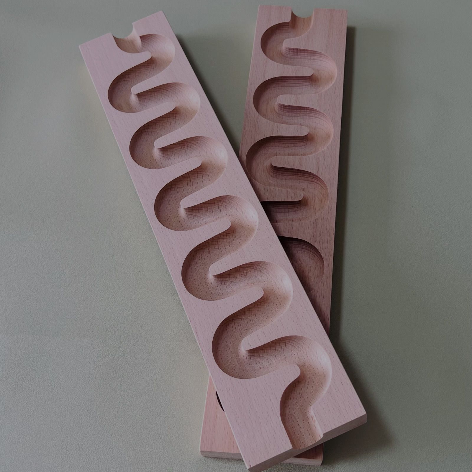 2個セット】ビー玉転がし くねくねスロープ ピタゴラスイッチ