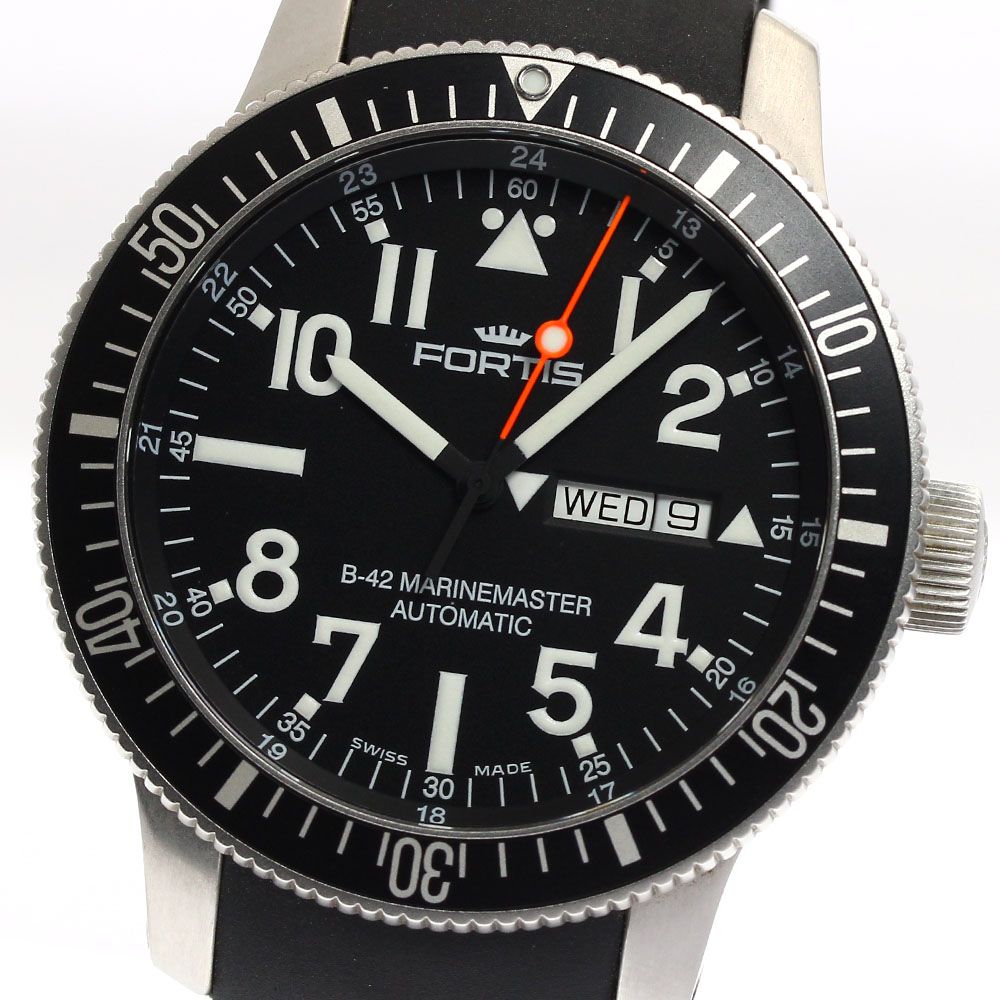 フォルティス FORTIS 647.10.158.3 B-42 マリンマスター コスモノート デイデイト 自動巻き メンズ _887379