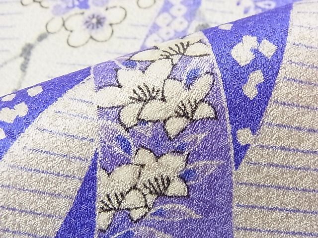 平和屋野田店■上質な小紋 枝花文 逸品 n-sa3132