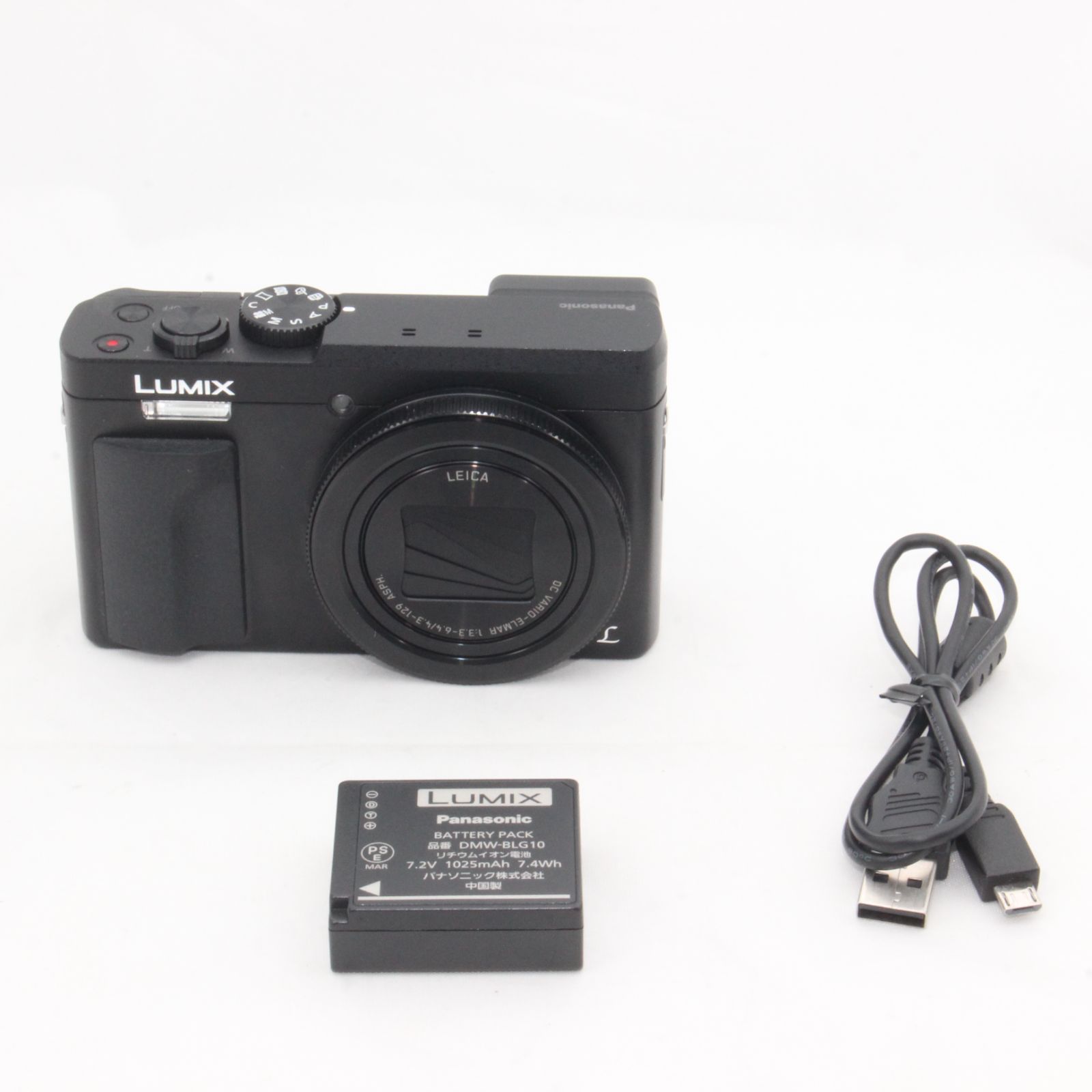 美品】Panasonic パナソニック デジタルカメラ LUMIX ルミックス DC-TZ90-K ブラック 11031966 - カメラ、光学機器