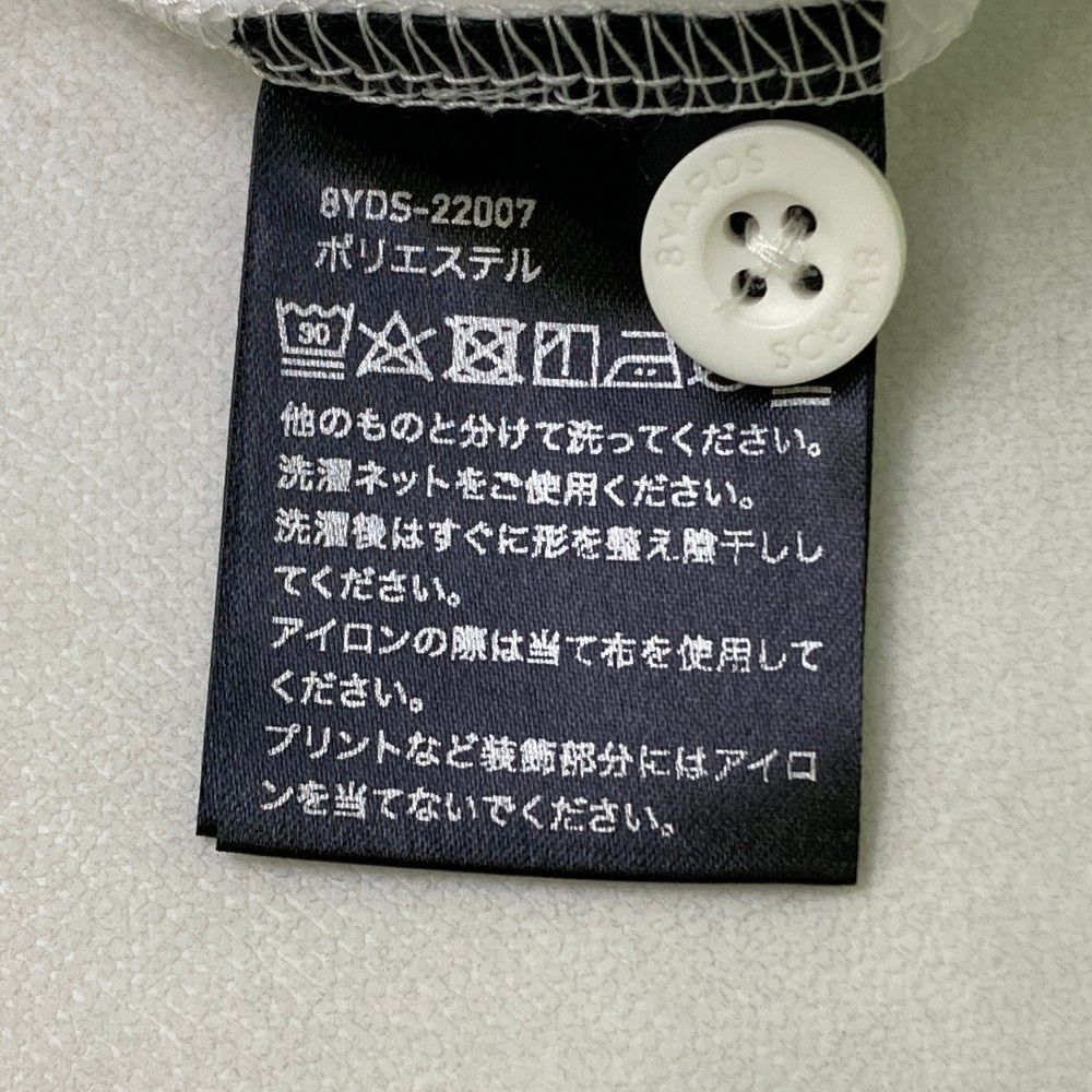 8 YARDS メンズポロシャツ ホワイト　Mサイズ サイズ：M 8YARDS ハチヤーズ 半袖ポロシャツ ホワイト系