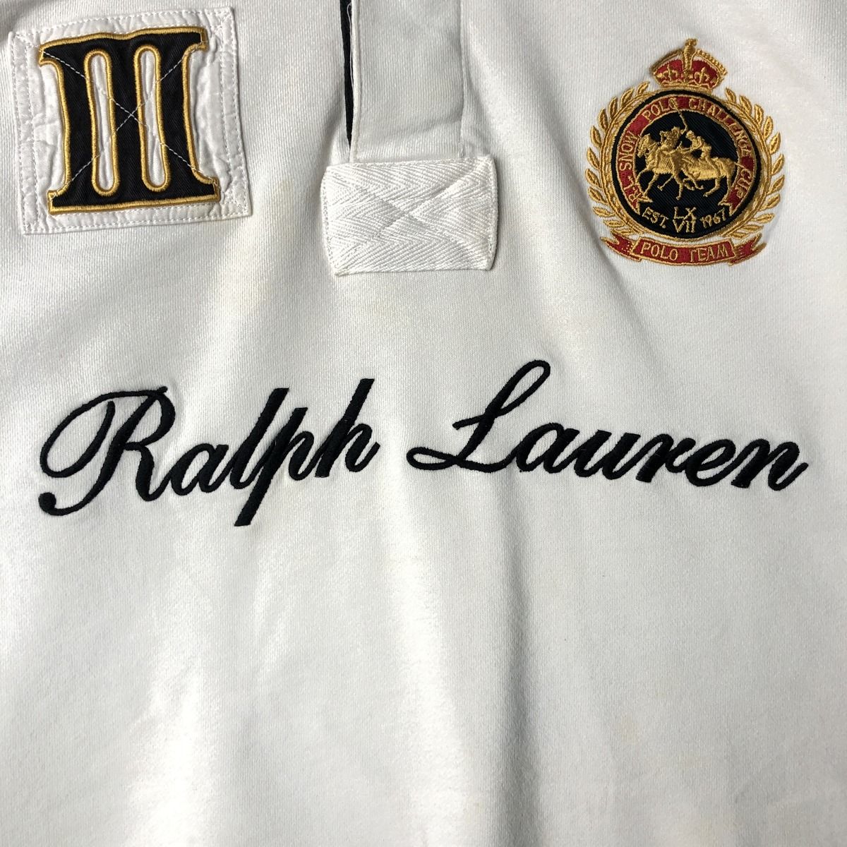 【Lサイズ】ポロ ラルフローレン 長袖 ラガーシャツ 古着 メンズ ポニー 古着 ラルフローレン Ralph Lauren POLO by Ralph Lauren ビッグ