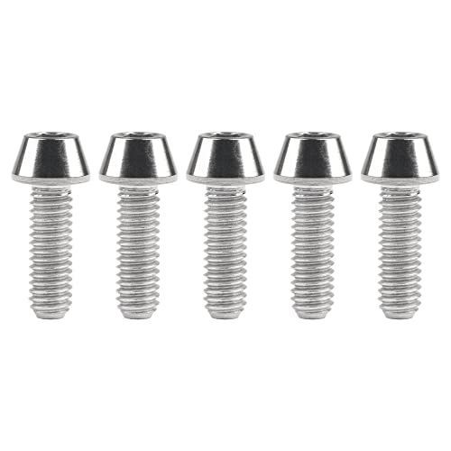 M4x12mm_チタン Ruifu M4 x8 15 20mm チタン合金六角穴付ボルト 5個入り (M4x12mm， チタン)