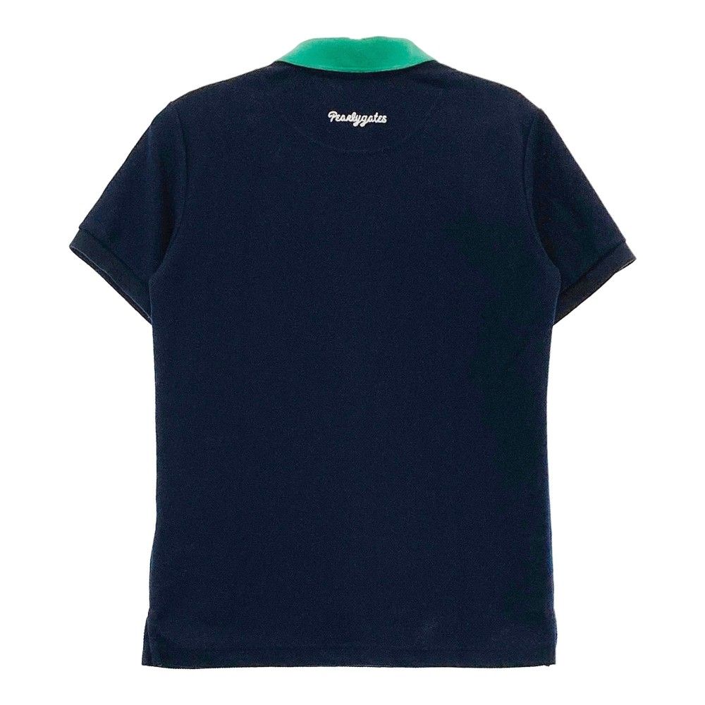 パーリーゲイツ ポロシャツ ネイビー サイズ4 ニコちゃん サイズ：0