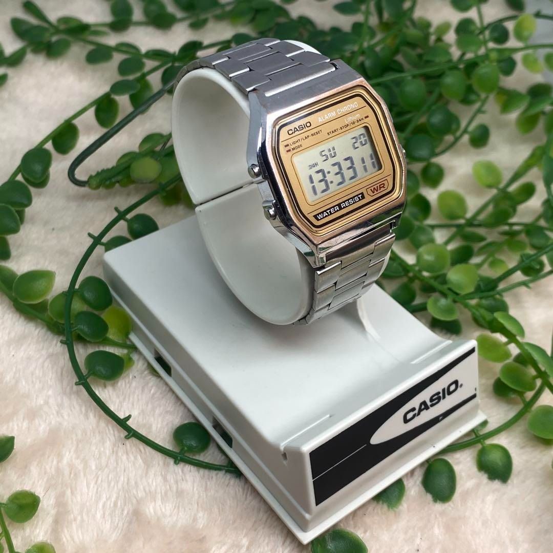 CASIO カシオ A158WE チープ ゴールド ユニセックス レディース メンズ