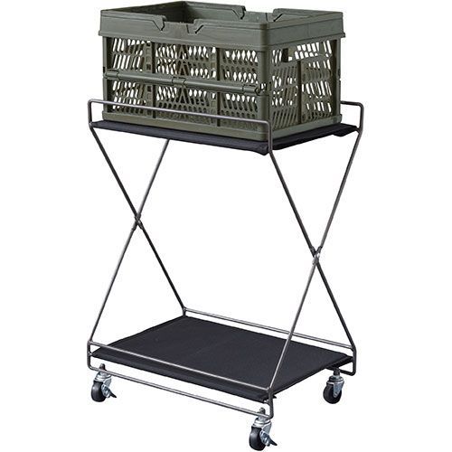 東谷 フォールディングワゴン S ブラック MIP-81BK