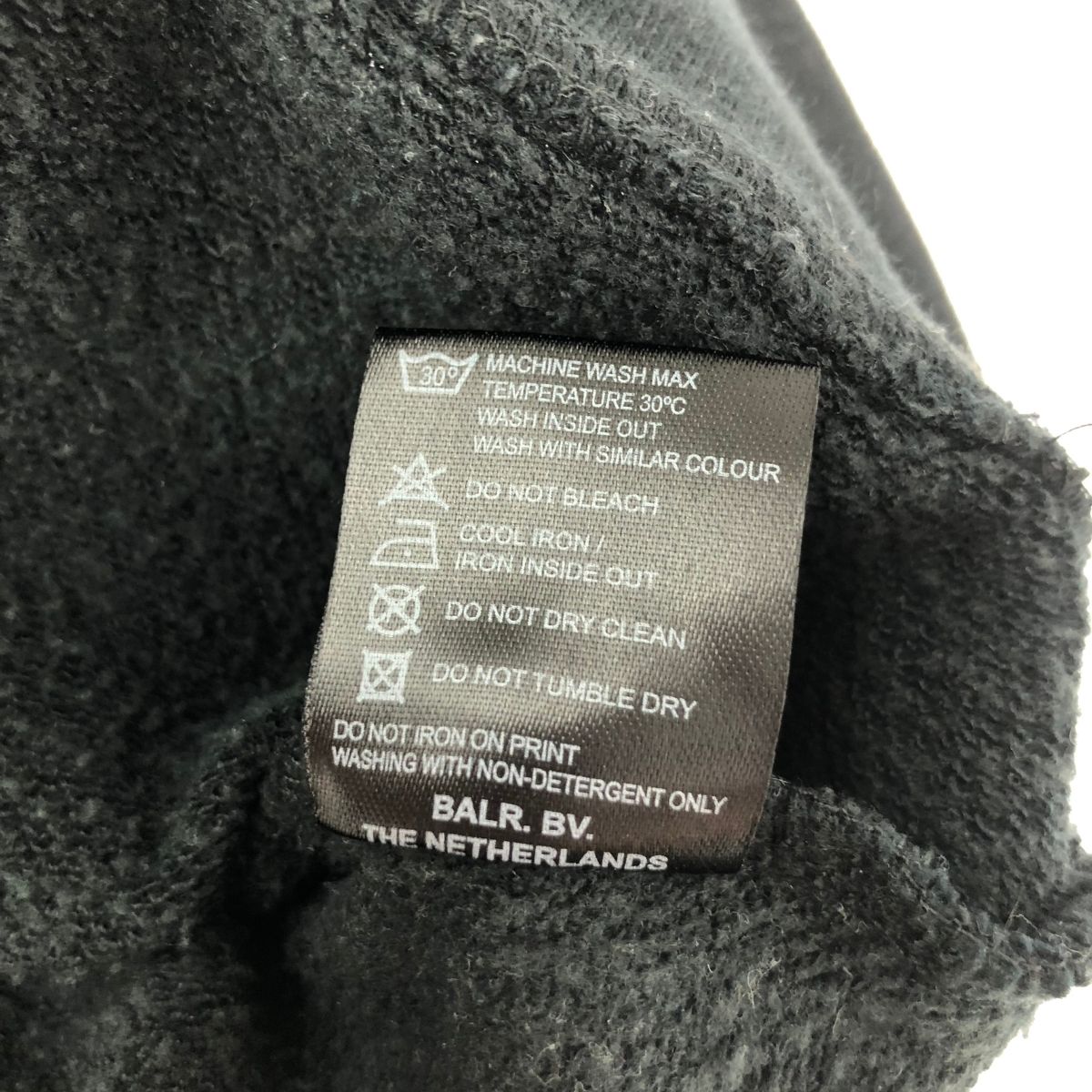 BALR. ボーラー ロゴ スウェット サイズ:XS ブラック メンズ
