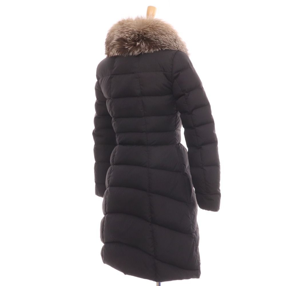 未使用級！モンクレールHIRONDELLEブルーフォクスファーダウン2