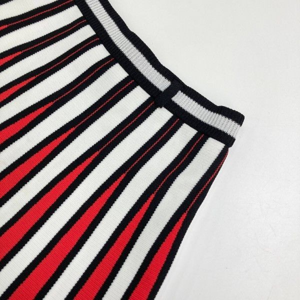 ARCHIVIO アルチビオ A756230 ニットスカート 総柄 レッド系 38